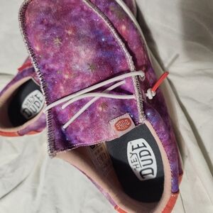 Hey Dude Cosmic Purple Sneakers